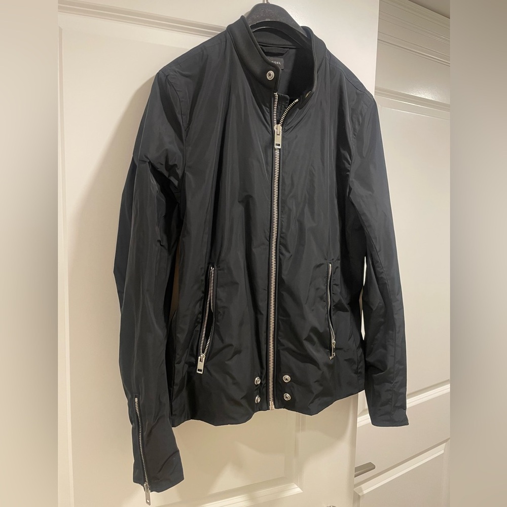 Diesel Black Moto style Jacket